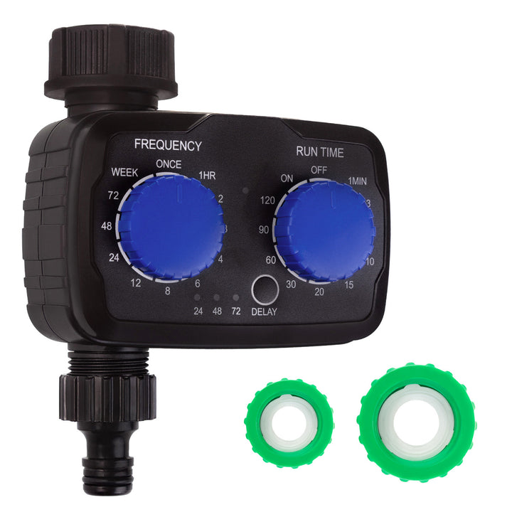 Programmateur d'arrosage électronique GreenBlue, programmateur, alimentation 2x 1.5V AA, GB391