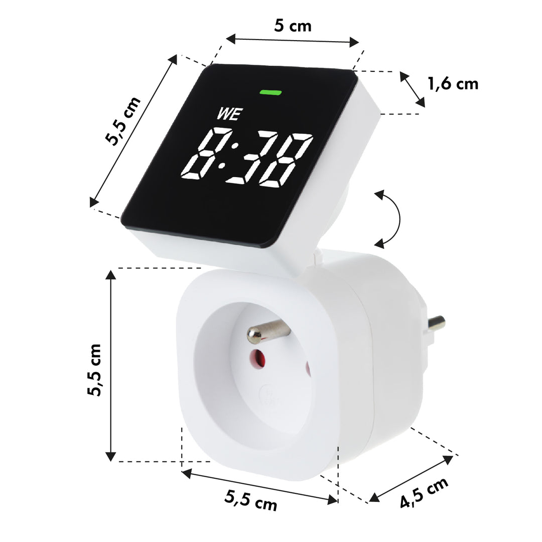 GreenBlue GB610 E Digitale kloktimer max. opladen 16A IP20