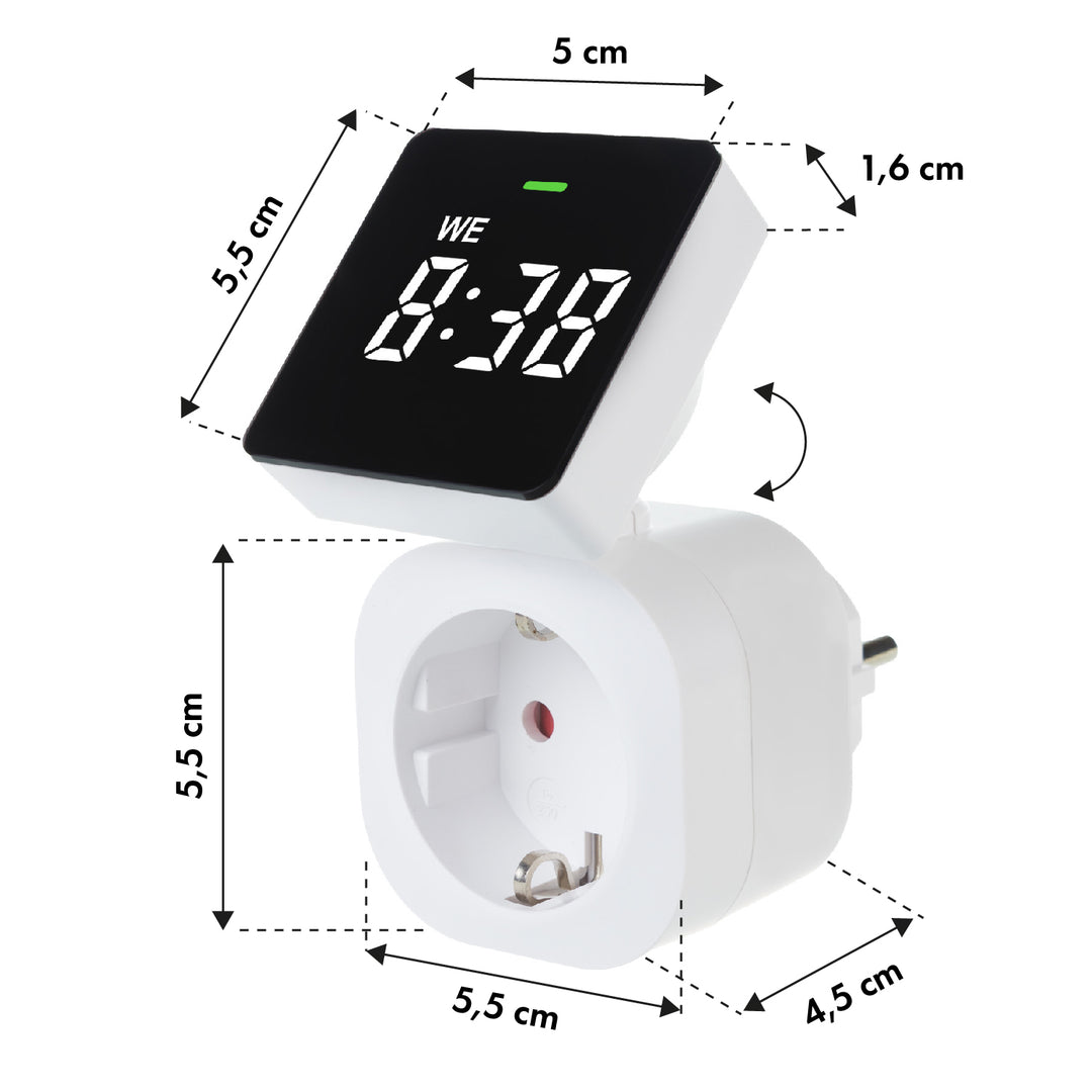 GreenBlue GB610 F Horloge digitale minuterie charge max.16A  IP20