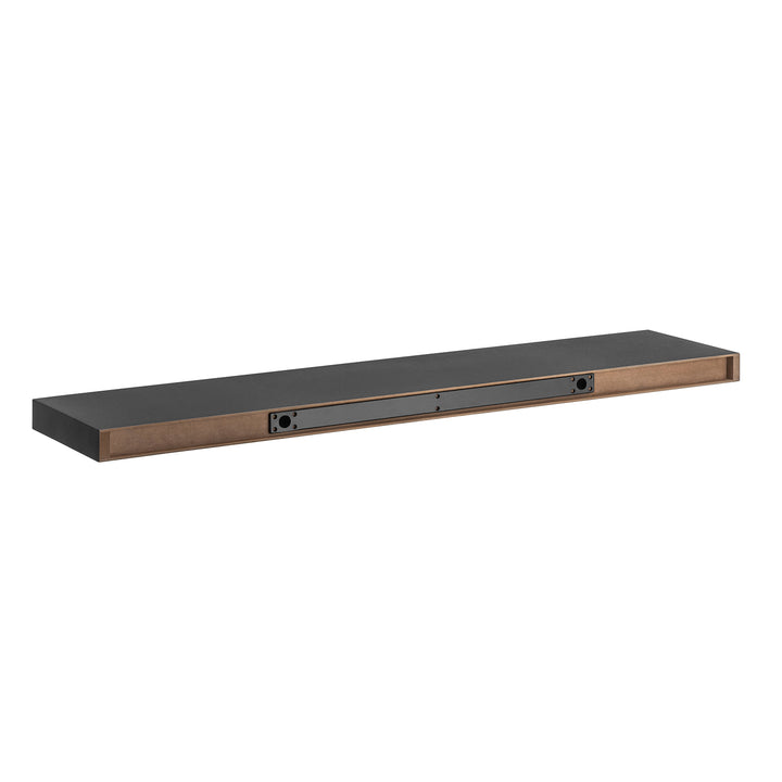 Maclean MC-330 Universele enkelvoudige wandplank max 5kg 90x20 cm zwart