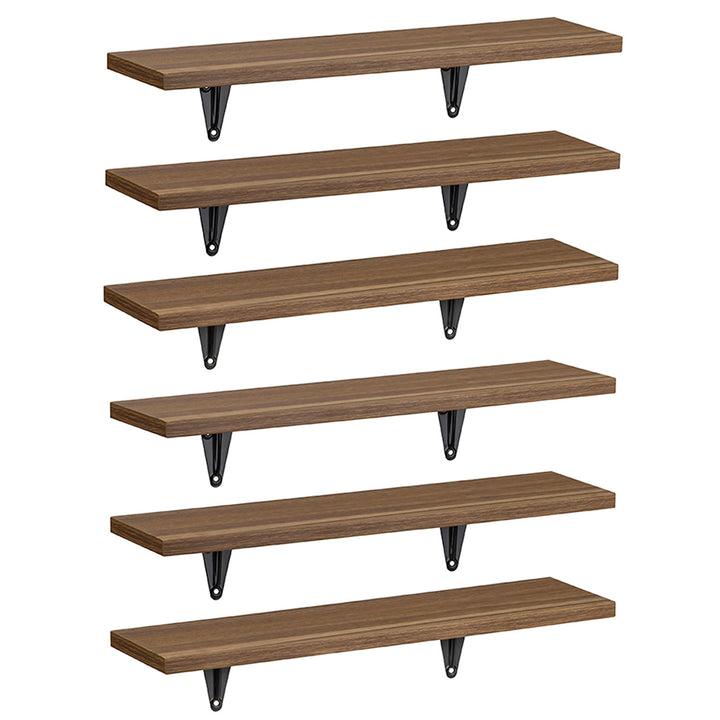 Maclean MC-331 Wandplanken 6 stuks max 8kg voor wandmontage