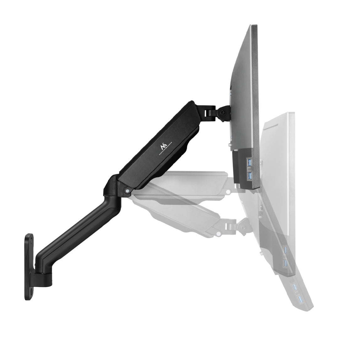 Maclean MC-332 Dual Arm Monitor Muurbeugel, 17-32", 9kg max