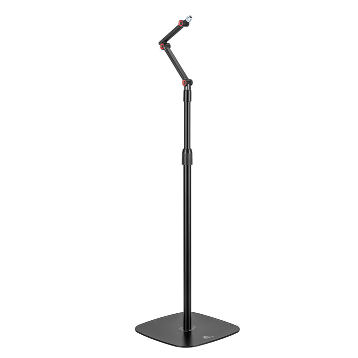 Maclean MC-337 Pied de microphone en métal hauteur réglable 626-1694 mm 1kg max