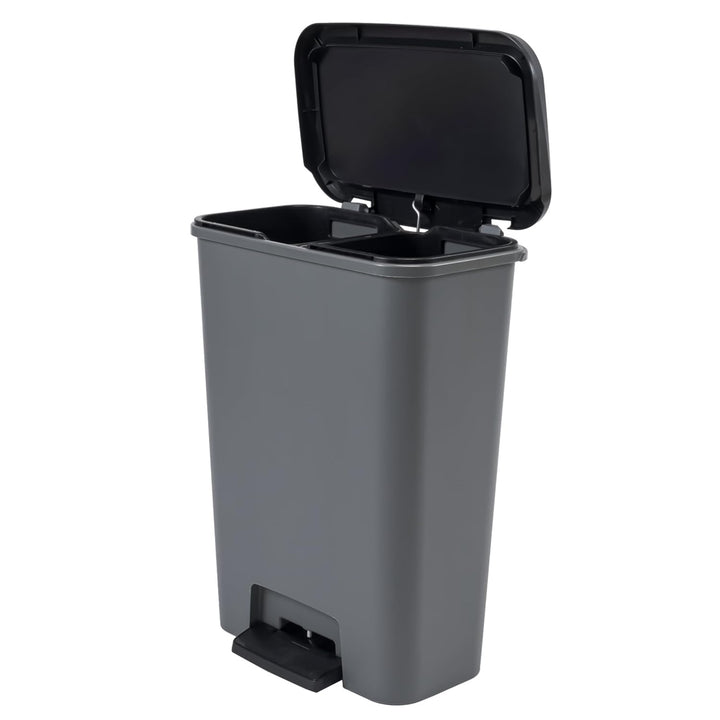 Curver prullenbak, met pedaal, inhoud 2x23 l, Compatta Duo