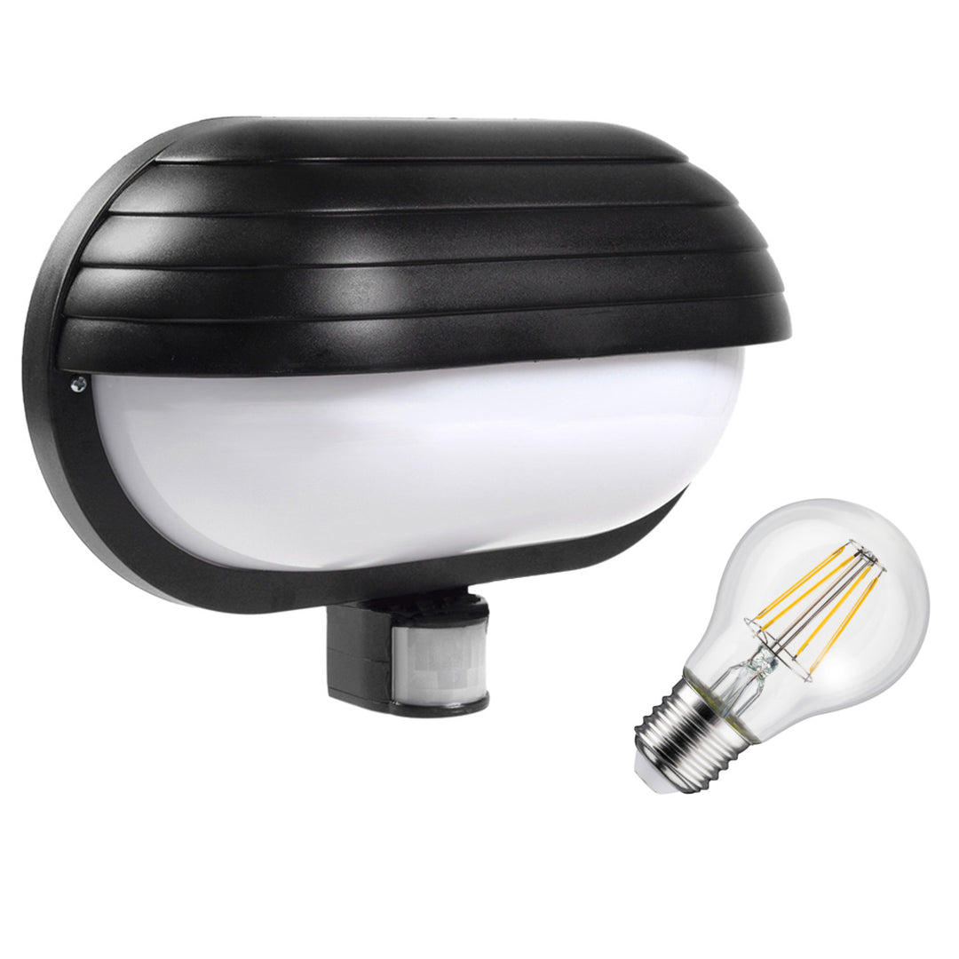 Maclean wandlamp, met PIR-sensor, max. 60W, 180°, MCE33B + 8W LED