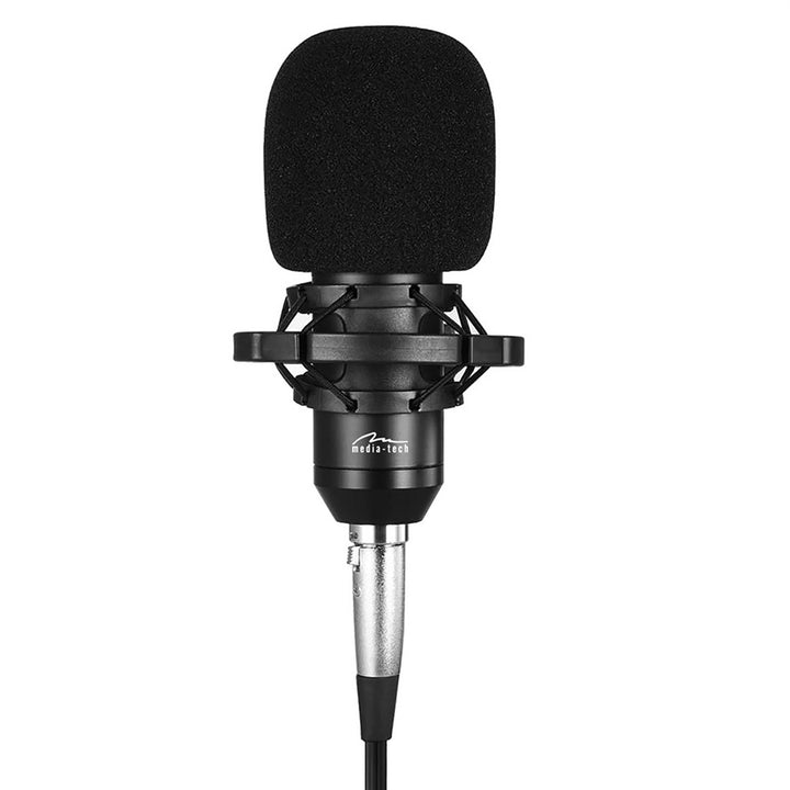 Media-Tech MT397K Microphone à condensateur support réglable accessoires