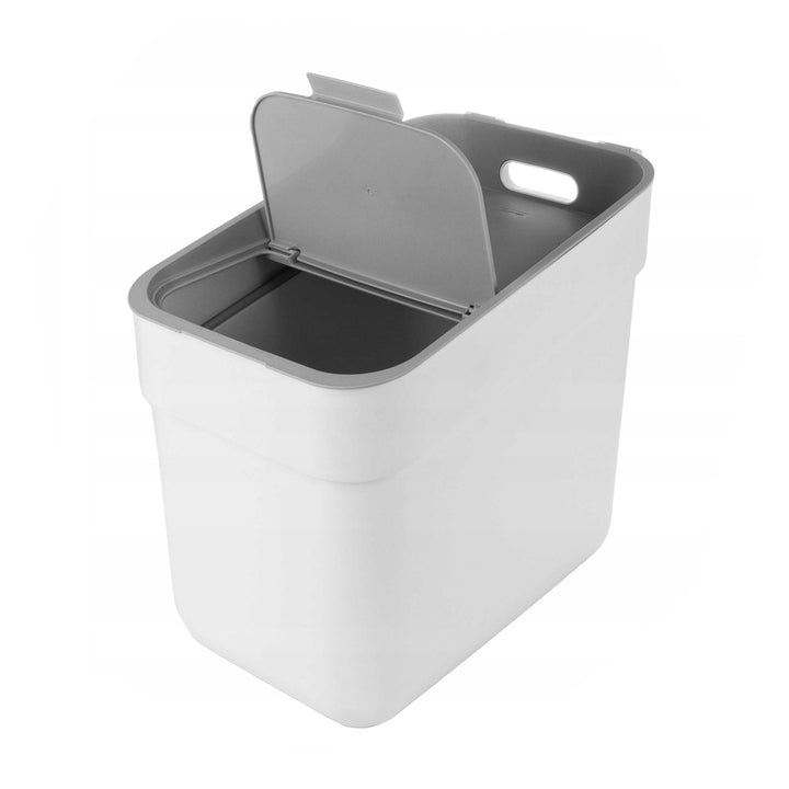 Poubelle Curver, pour le recyclage, 20 litres, blanc, Prêt à collecter