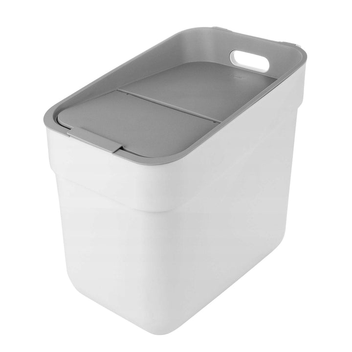 Poubelle Curver, pour le recyclage, 20 litres, blanc, Prêt à collecter