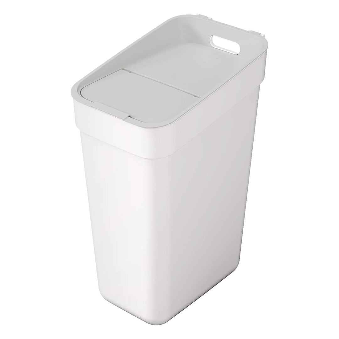 Poubelle Curver, pour le recyclage, 30 litres, blanc, Prêt à collecter