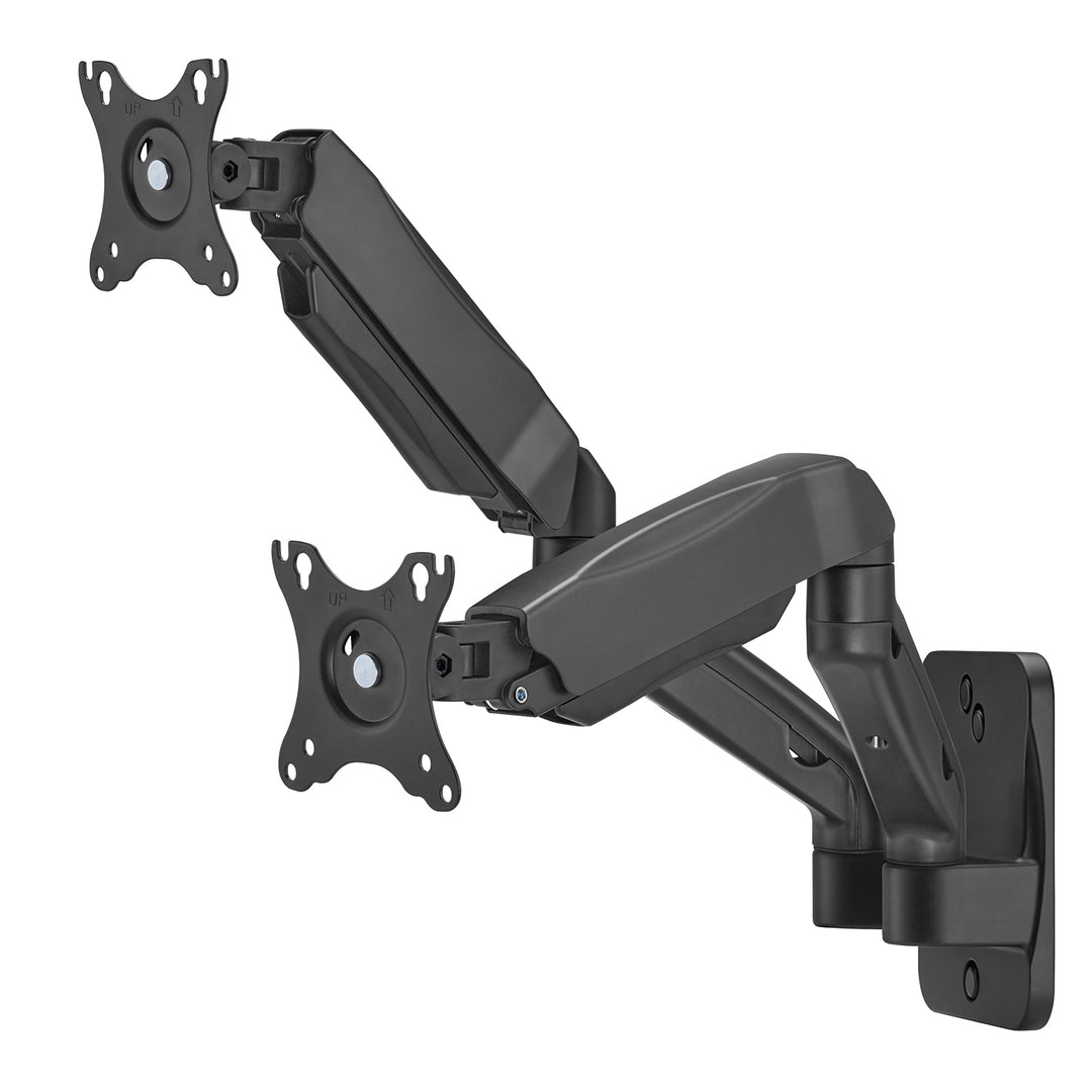 Maclean Dual Monitor Muurbeugel, 17-32'', 9kg max, Mechanische Veer, MC-988