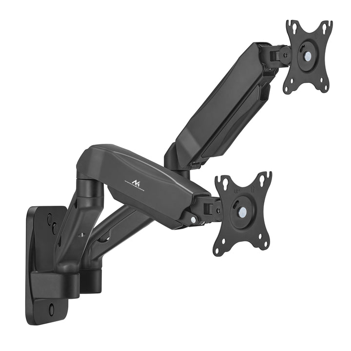 Maclean Dual Monitor Muurbeugel, 17-32'', 9kg max, Mechanische Veer, MC-988