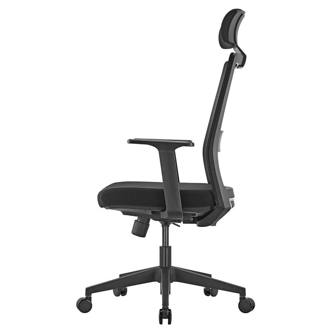 Siège de bureau ergonomique haut de gamme avec dossier haut Ergo Office, max 150kg, ER-425