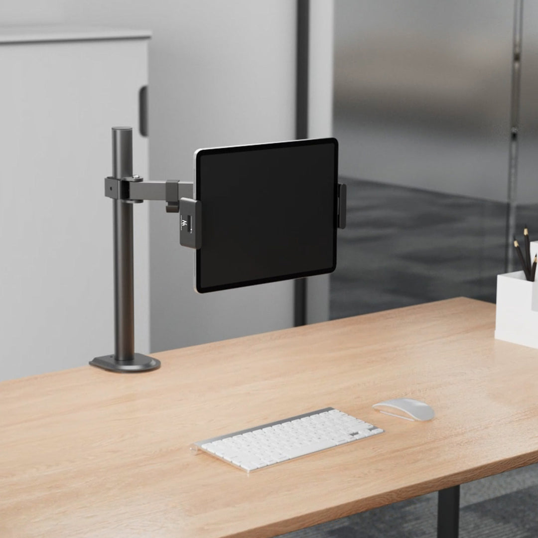 Maclean MC-991 universele tablethouder voor VESA-houders, geschikt voor tablets van 4,7-15 inch