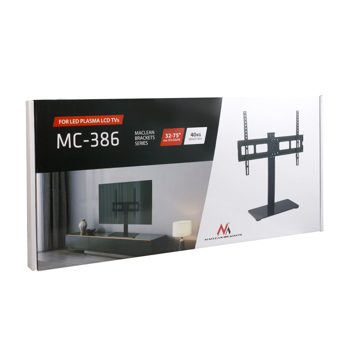 Maclean universele TV-kast voor RTV-kast max 40kg max VESA 600x400 voor TV 32-75" MC-386