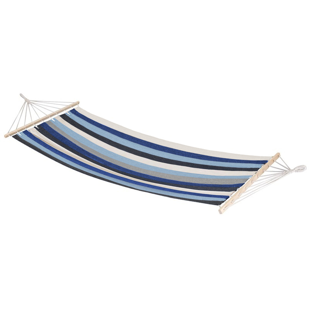 Hamac avec barre transversale, 200x100 cm, 70% coton / 30% polyester, jusqu'à 120 kg, JLH004