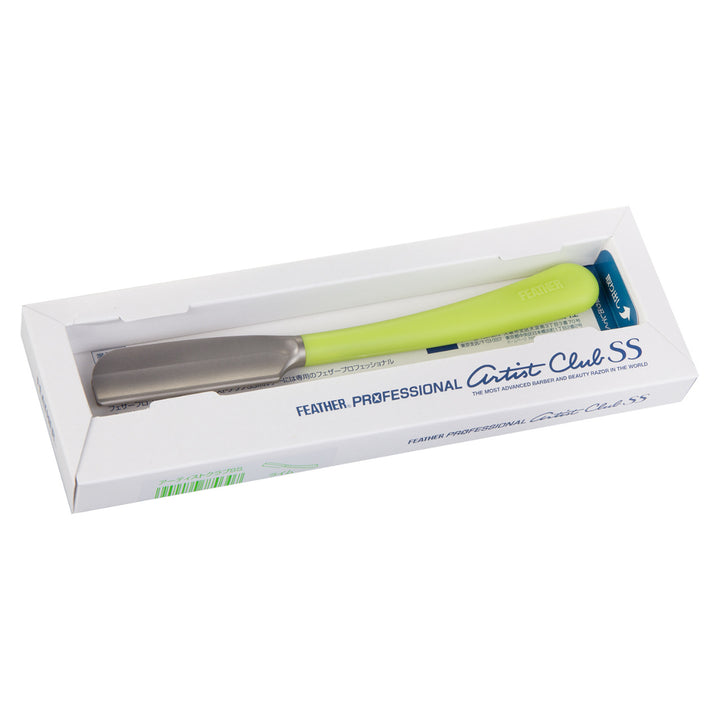 Feather Razor, scheermesje, Japanse stijl, Professional Artist Club Lime