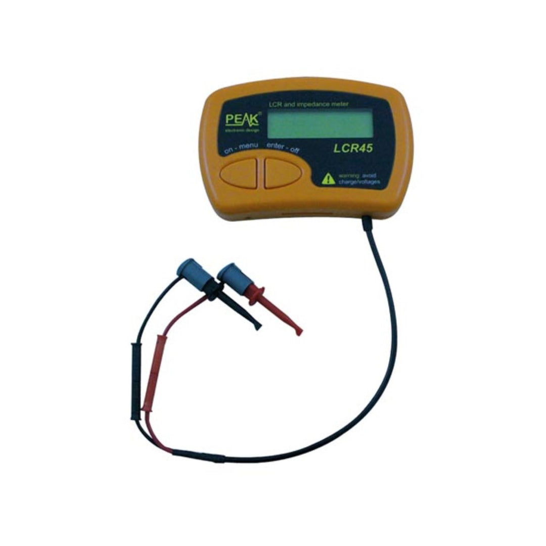 Analyseur d'impédance Peak LCR45 mesure de la résistance, de l'inductance et de la capacité