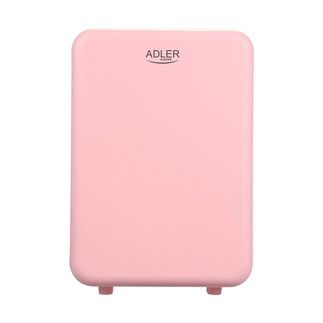 Adler draagbare koelkast, koeling en verwarming, voor thuis en auto, 4L, roze, AD 8084