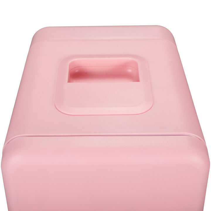 Adler draagbare koelkast, koeling en verwarming, voor thuis en auto, 4L, roze, AD 8084