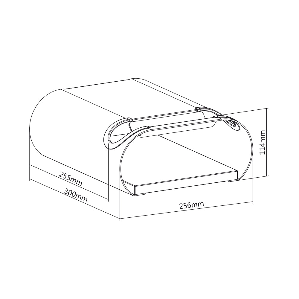 Maclean wandfietsenrek, max. 25kg + toonbank + telefoonhouder