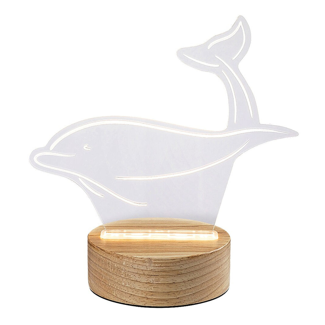 Lampe Rabalux, décorative, LED, 2W, dauphin, Akali