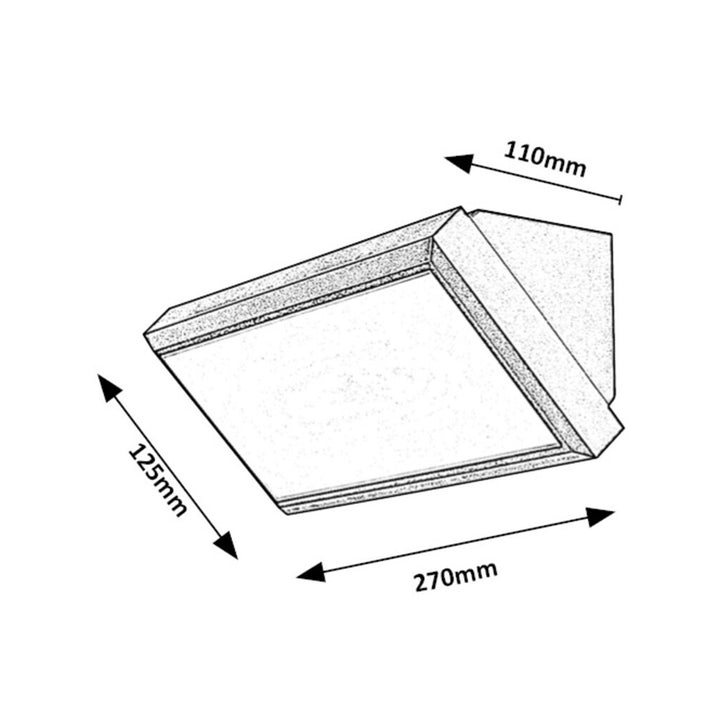 Rabalux, wandlamp, buiten, LED 12W, 1000 lm, Rapla