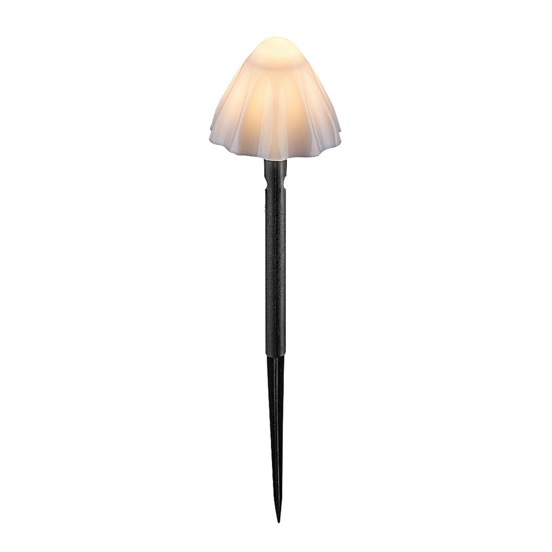 Rabalux lampen op zonne-energie, 10 lampen, LED, IP44, paddestoelvormige lampenkap, Skadar