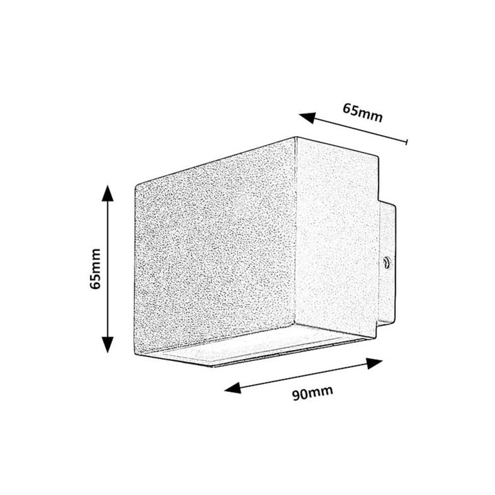 Rabalux, wandlamp, buiten, LED, 7W, IP54, Mataro