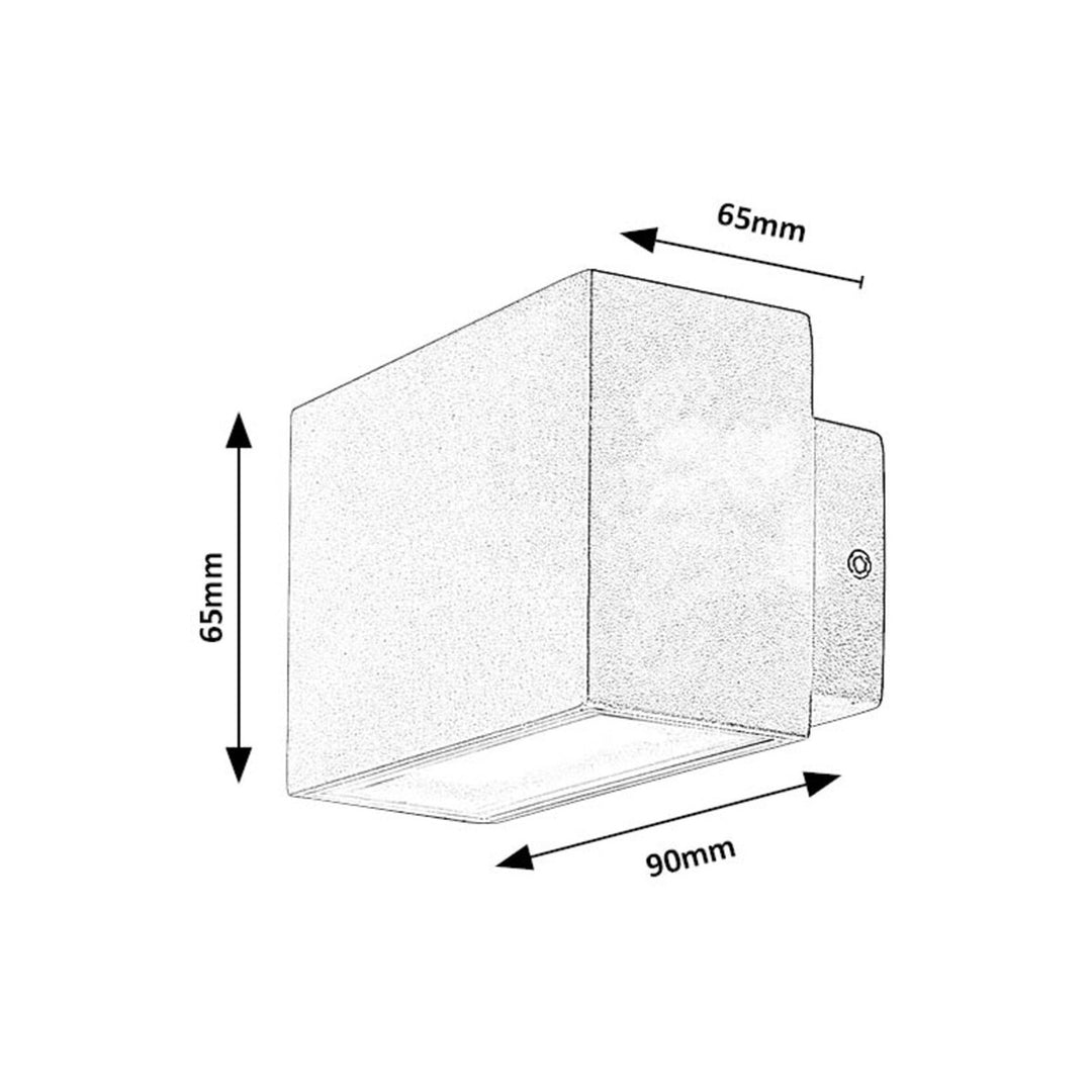 Rabalux, wandlamp, buiten, LED, 7W, IP54, Mataro