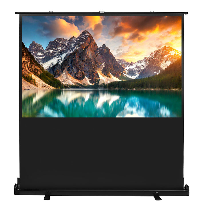 Maclean MC-213 Compact draagbaar vloerprojectorscherm 100" 16:10