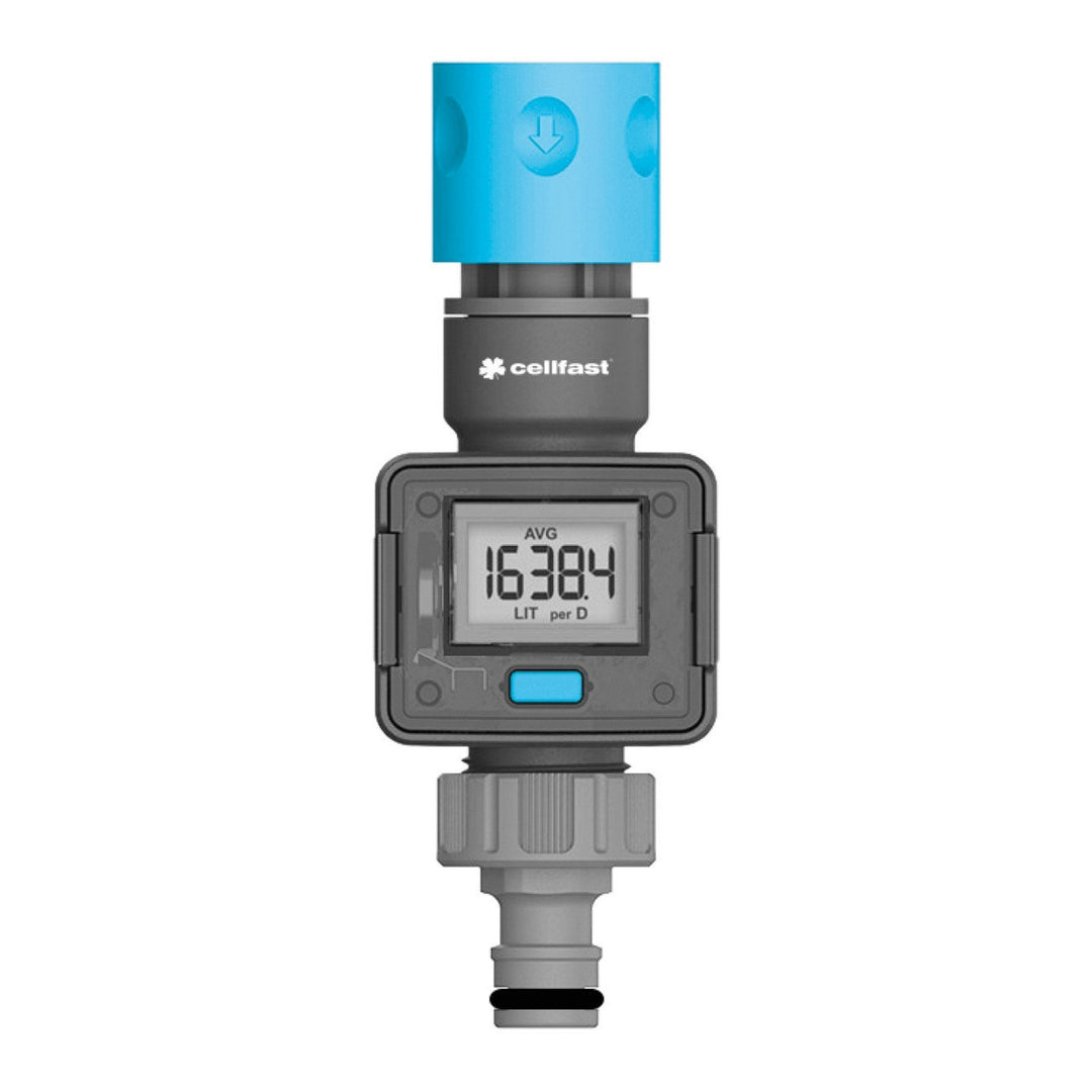 Cellfast-flowmeter, LCD-scherm, IPX6, Teller IDEA