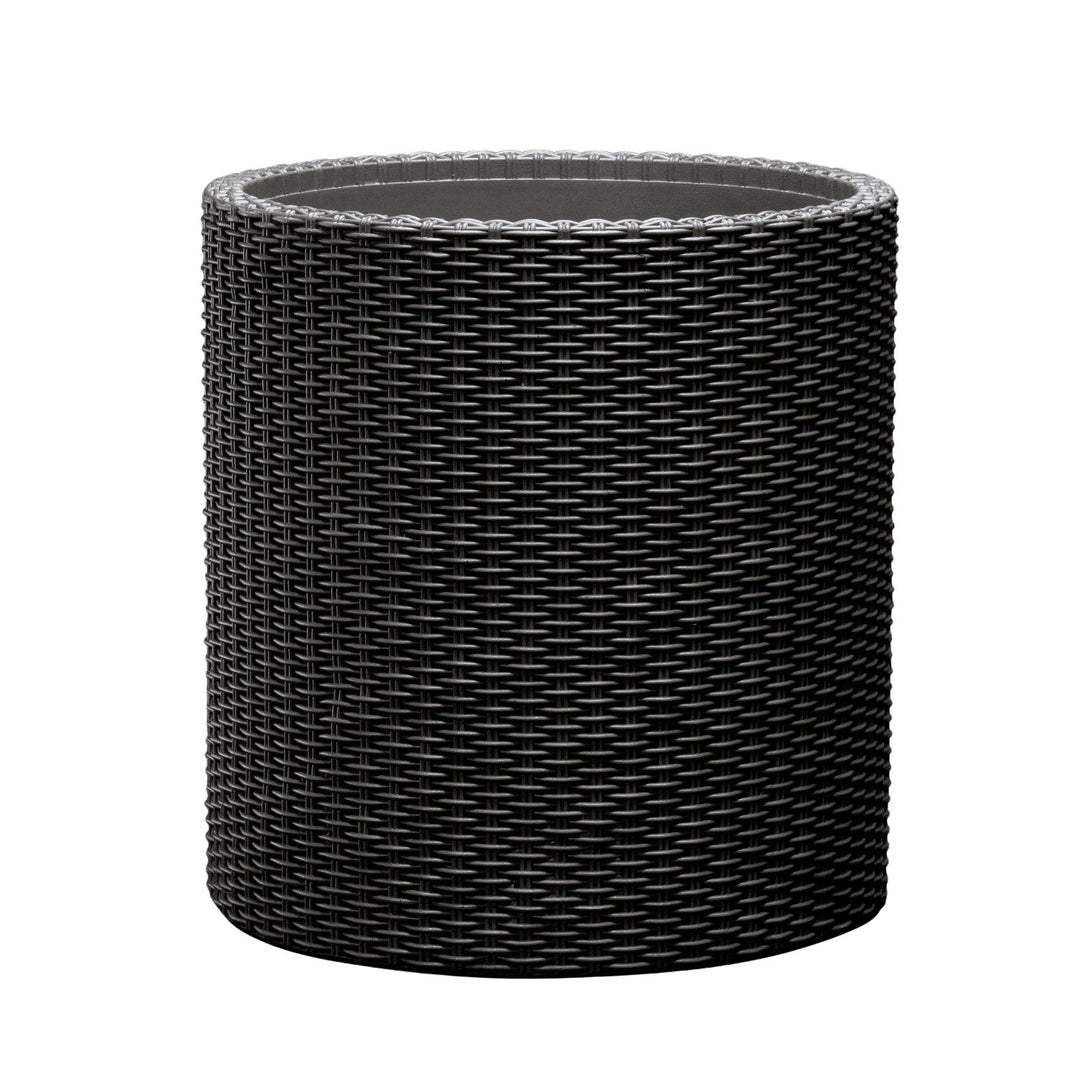 Keter pot de fleurs, rond, diamètre 36 cm, anthracite, Cylinder Planter M