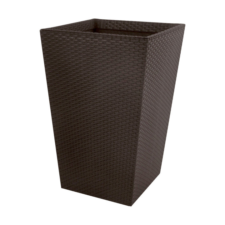 Keter bloempot, rechthoekig, hoogte 57 cm, bruin, Rattan Planter M