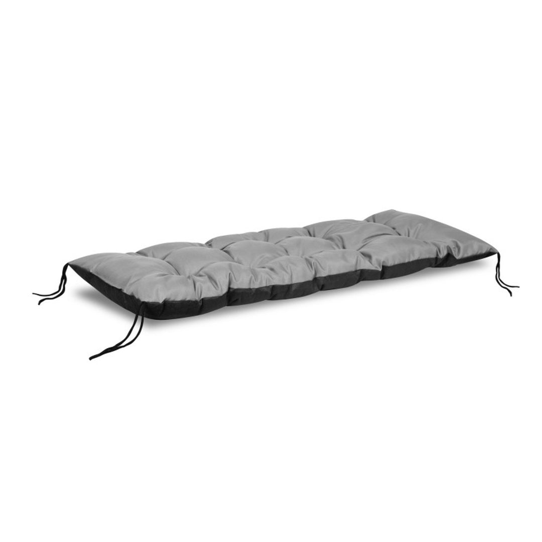 Coussin de jardin AIO, pour banc, balançoire, imperméable, gris, 100x50 cm, PODOGR100/50C-SZ