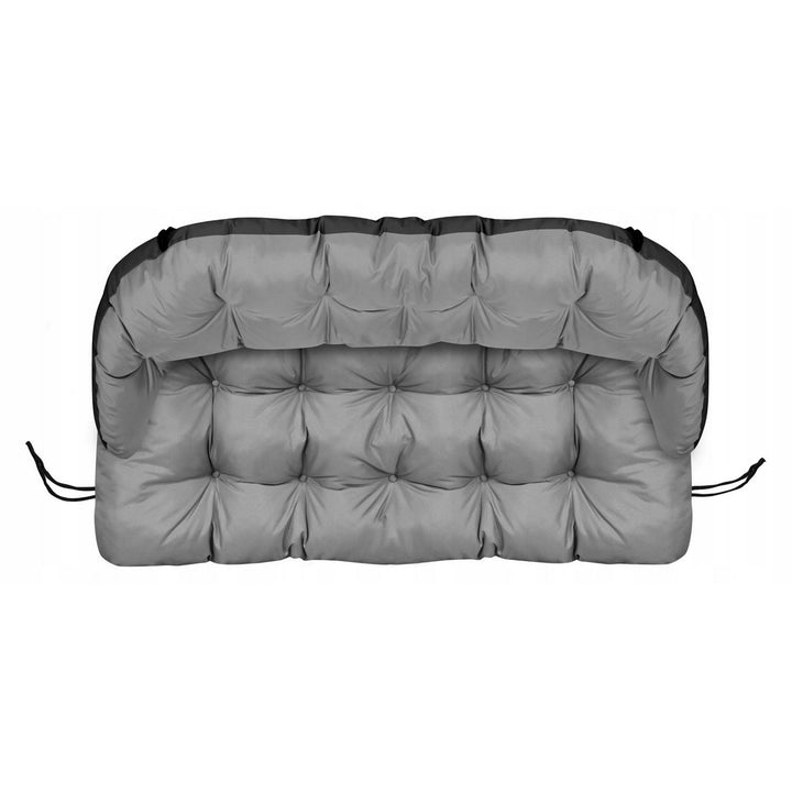 Coussin de jardin AIO, pour banc, canapé, imperméable, gris, 100x50 cm