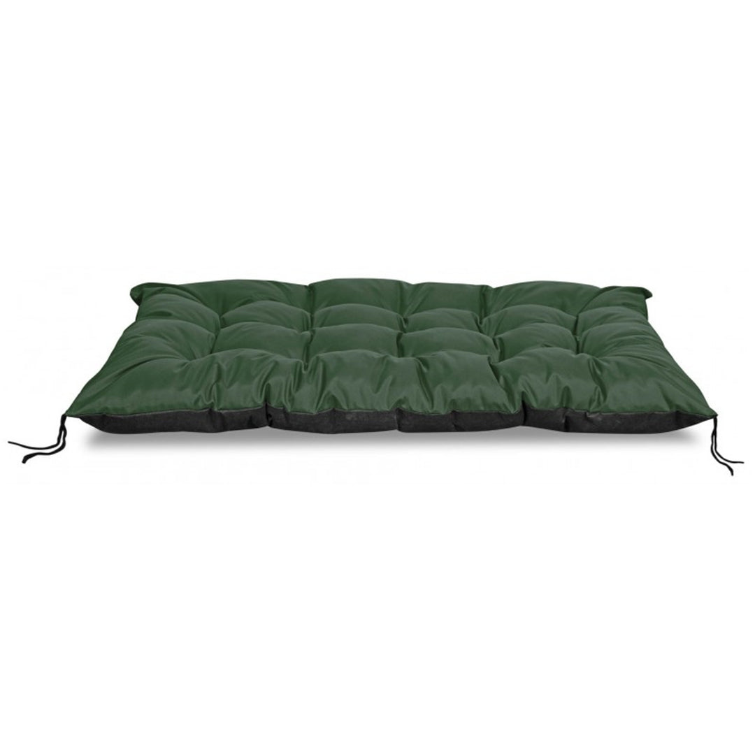 Coussin de jardin en palette imperméable vert 120x80 cm banc d'EUROPALETTE en vert