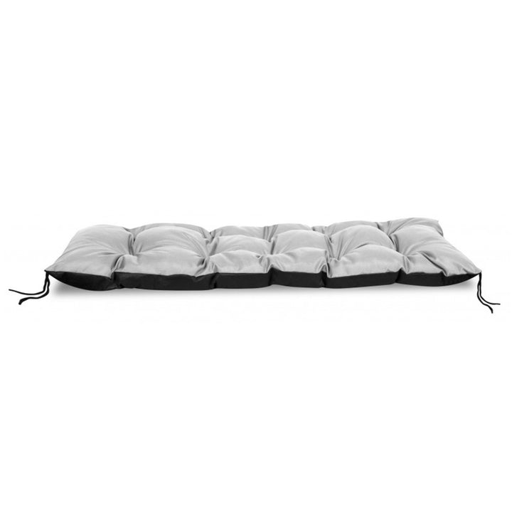 Coussin de banc de jardin Europallet gris clair 120x40 cm