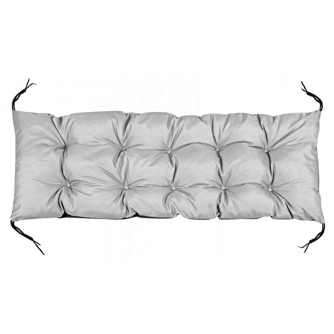 Coussin de banc de jardin Europallet gris clair 120x40 cm