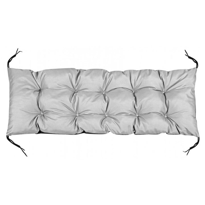 Coussin de banc de jardin Europallet gris clair 120x40 cm