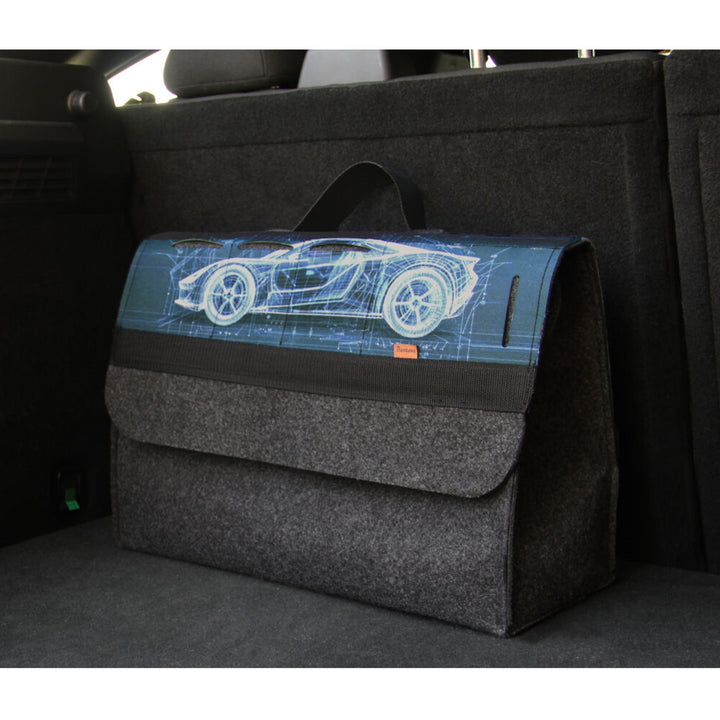 Arco Design tas, kofferbakorganizer, 46x20cm, B-LUX Automotive