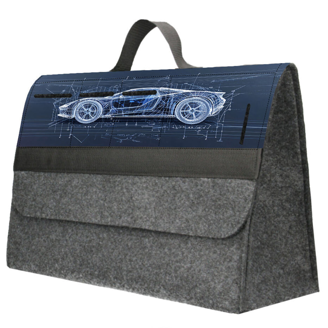 Arco Design tas, kofferbakorganizer, 46x20cm, B-LUX Automotive