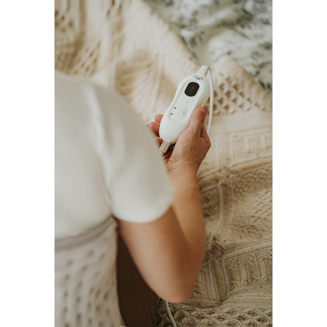 Ceinture lombaire chauffante Adler, 4 niveaux de température, puissance 100W, télécommande LCD, AD 7437