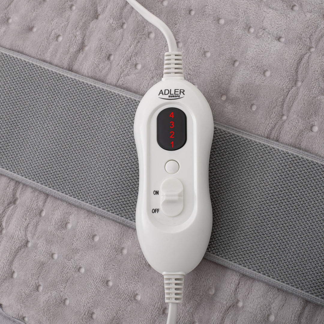 Ceinture lombaire chauffante Adler, 4 niveaux de température, puissance 100W, télécommande LCD, AD 7437