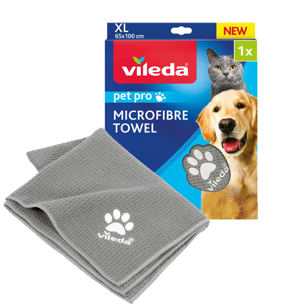 Vileda handdoek, microvezel, maat XL, Pet Pro