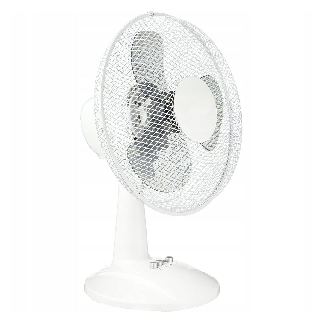 LTC bureauventilator, oscillerend, hoek verstelbaar, 38W, wit, LXWT20