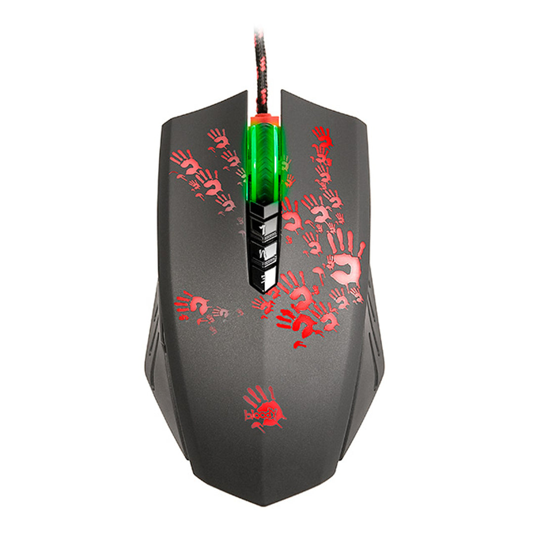 Souris de jeu A4TECH, 6200 DPI, rétro-éclairage RGB, BLOODY Blazing A60 (Activé)