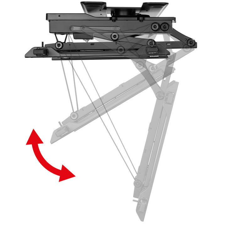 Support électrique Maclean pour TV, support TUYA, max VESA 600x400, 90st swivel, 32"-75", 35kg, MC-490