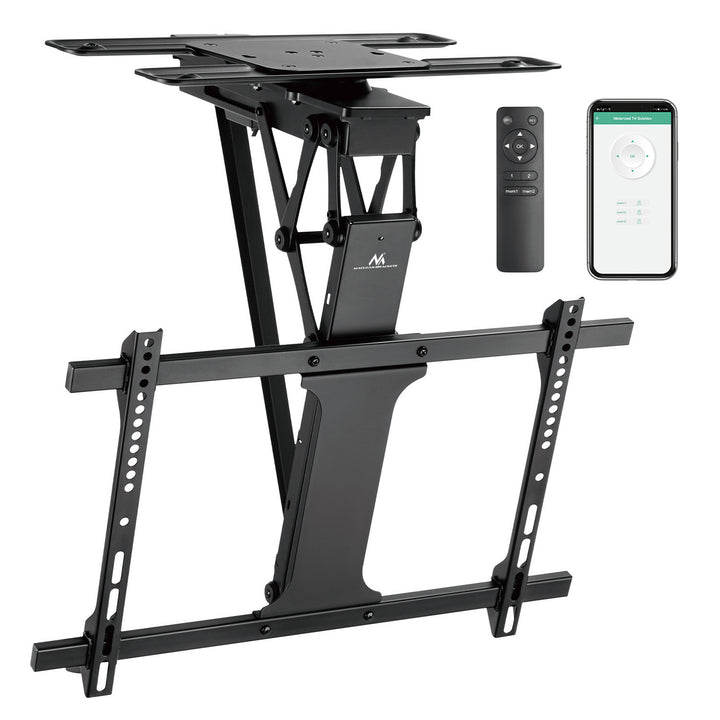 Support électrique Maclean pour TV, support TUYA, max VESA 600x400, 90st swivel, 32"-75", 35kg, MC-490