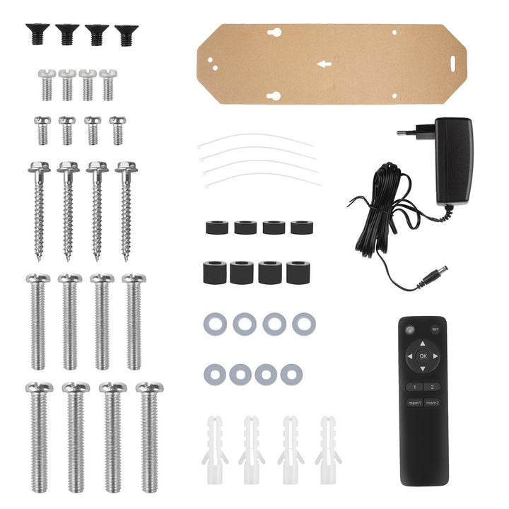 Support électrique Maclean pour TV, support TUYA, max VESA 600x400, télécommande, 23"-55", 30kg, MC-492