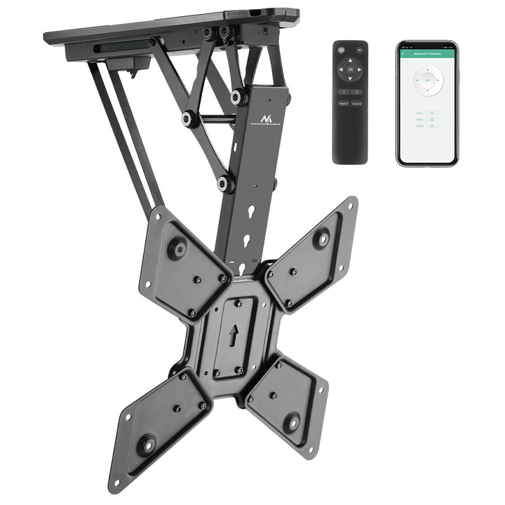 Support électrique Maclean pour TV, support TUYA, max VESA 600x400, télécommande, 23"-55", 30kg, MC-492